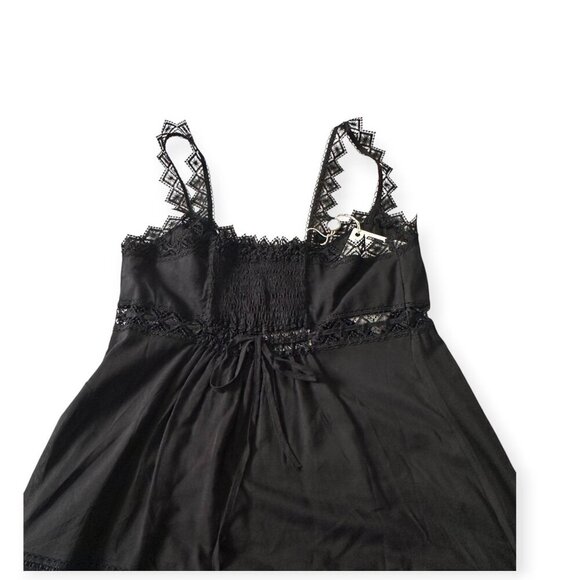 CHARO RUIZ IBIZA Crocheted Lace-trimmed Cotton-blend Dress, Size S, NWT - Picture 10 of 16